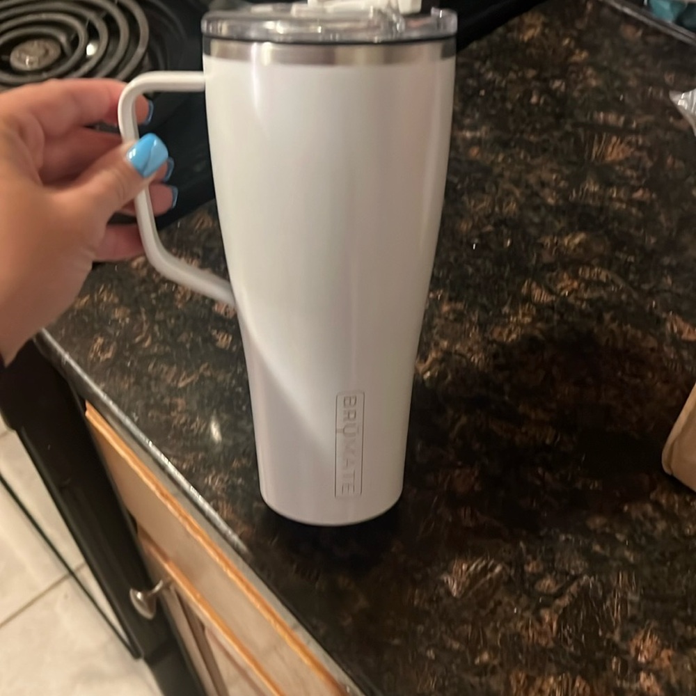 BrüMate White Insulated Tumbler Toddy